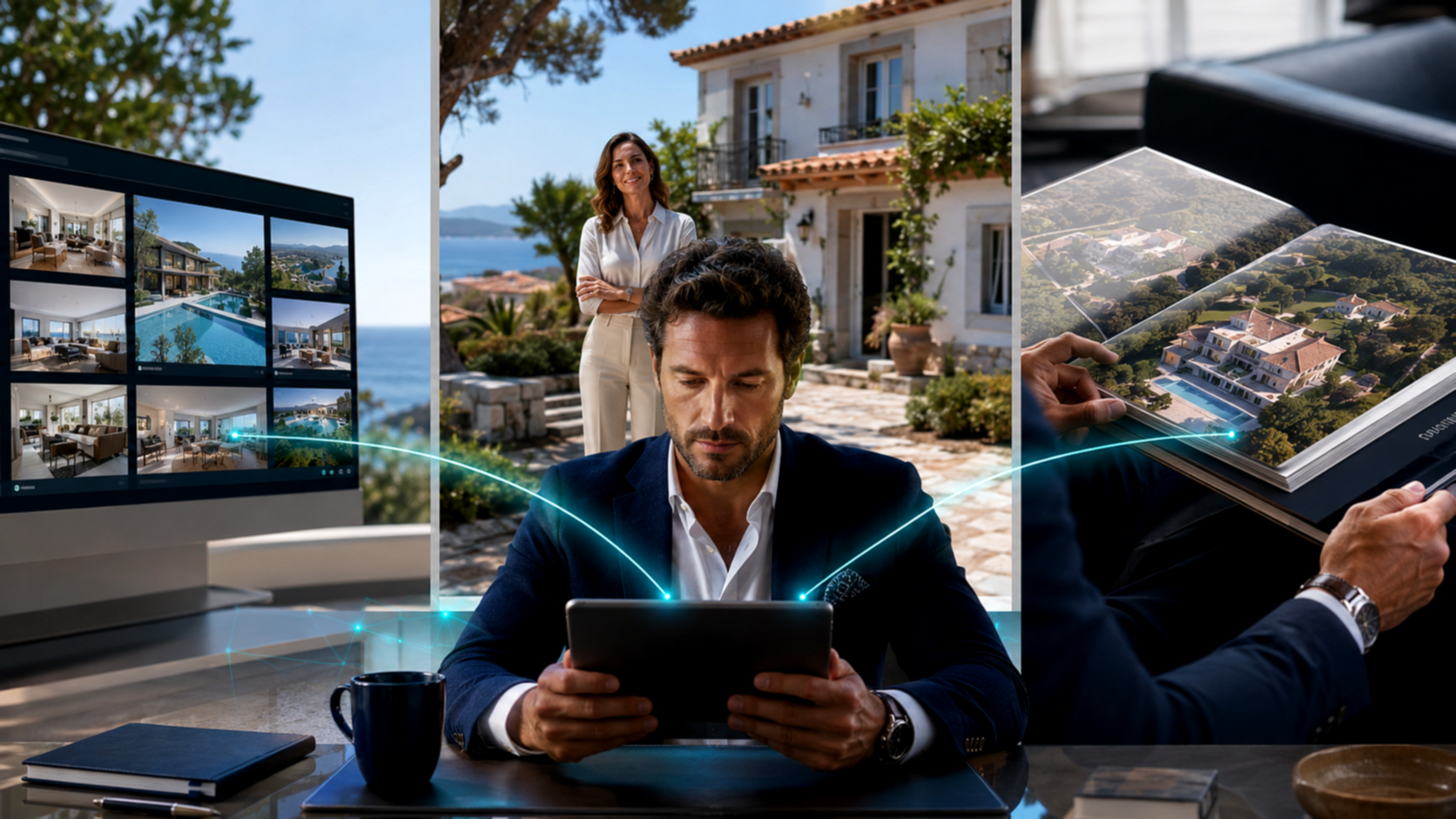 Defining property search criteria across three markets